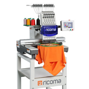 Ricoma TC-7S одноголовая 12/15-игольная вышивальная машина с 7″ сенсорным дисплеем
